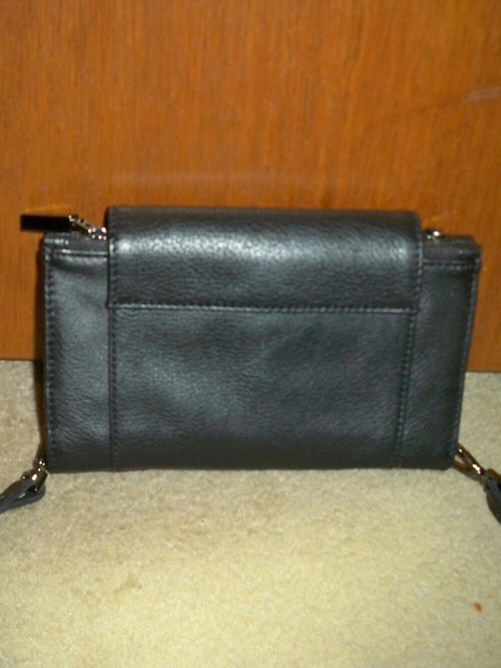 Hammitt Levy Black Crossbody/Wallet with Gunmetal Hardware, EUC!! $325 - Picture 2 of 3